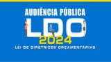 Câmara Municipal convida a todos para participarem da Audiência Pública para discussão do Projeto de Lei °40/2023, que "Dispõe sobre as Diretrizes para a elaboração da Lei Orçamentária- LDO de 2024". Câmara Municipal convida a todos para participarem da Audiência Pública para discussão do Projeto de Lei °40/2023, que "Dispõe sobre as Diretrizes para a elaboração da Lei Orçamentária- LDO de 2024".